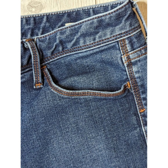 Banana Republic Women's Size 29p Dark Wash Low Rise  Bootcut Denim Jeans - Picture 4 of 13